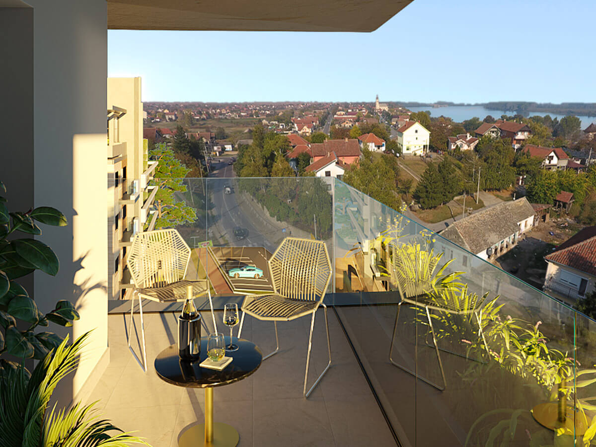 White Hill, pogled sa prozora