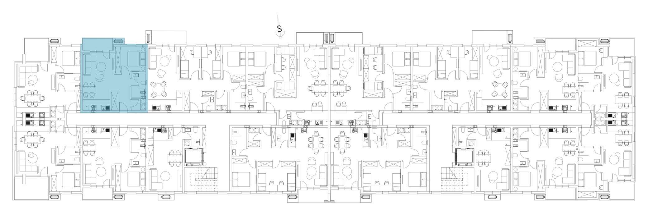 White Hill, pozicija stana