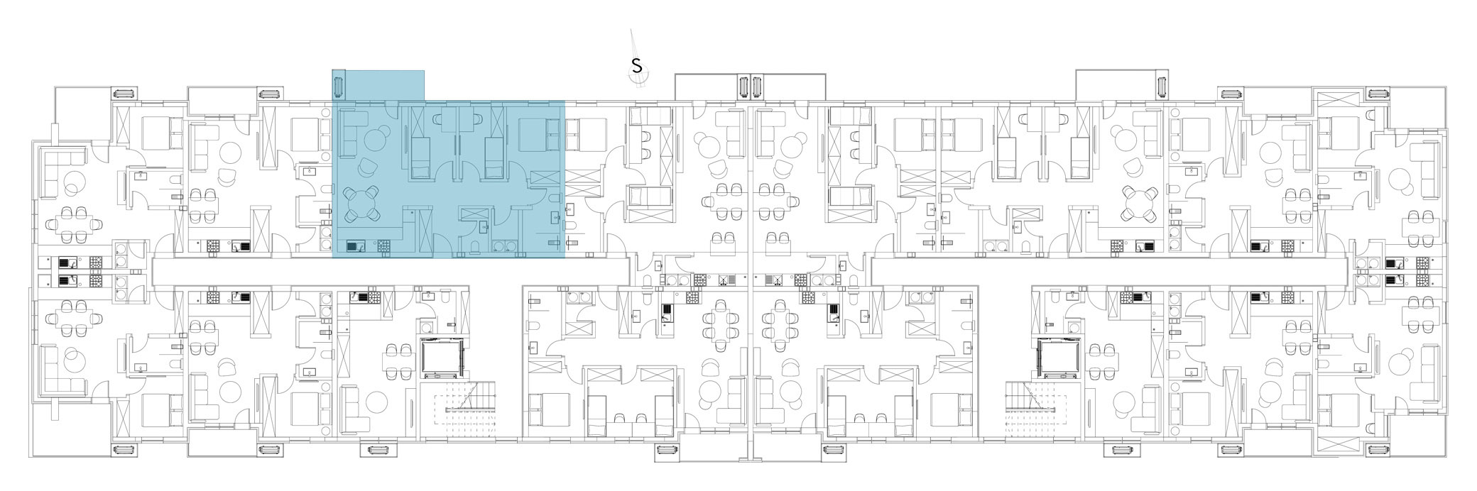 White Hill, pozicija stana