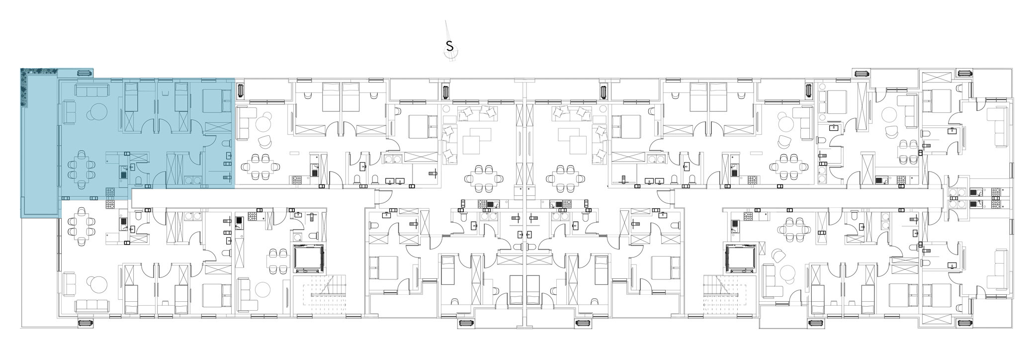 White Hill, pozicija stana