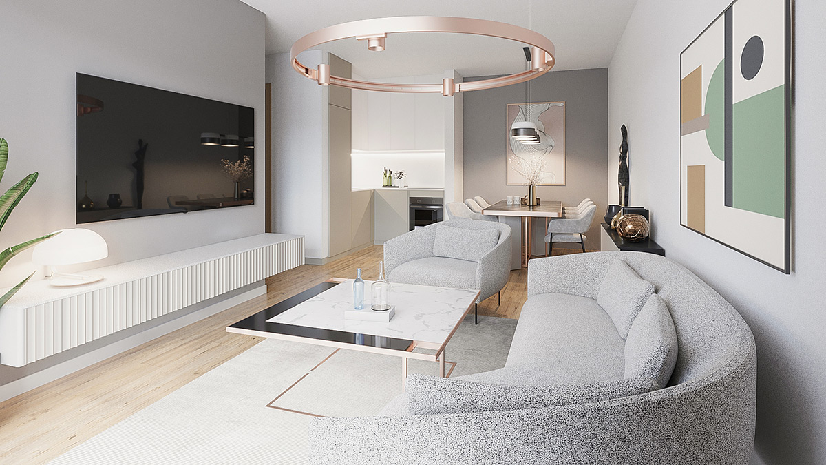 White Hill, Stari Banovci, enterijer