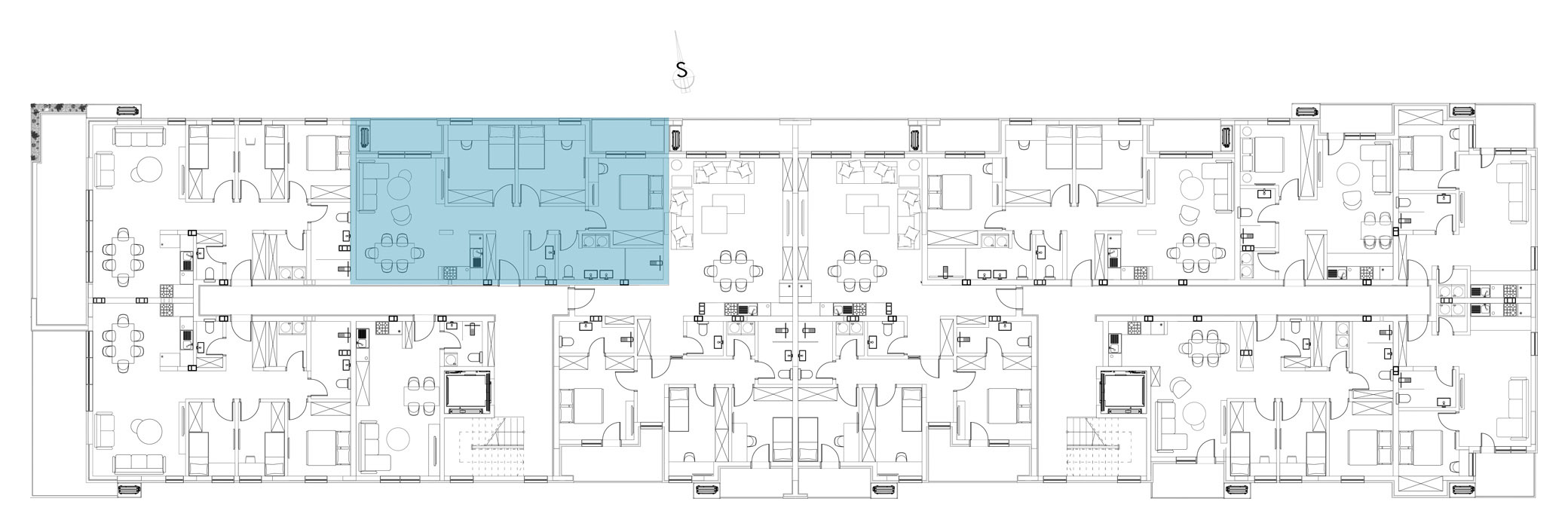 White Hill, pozicija stana